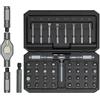 ORIA Set di Cacciaviti Magnetici, 42 in 1 Set di Cacciaviti a Cricchetto di Precisione con 40 Punte, Impugnatura a Cricchetto a T Rimovibile, Magnetizzatore, Kit di Strumenti di Riparazione - Nero