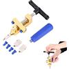 Plyisty Utensile manuale per tagliapiastrelle monopezzo, kit di utensili taglio per vetroceramica spesso 3~15 mm, utensile taglio per ceramica apriscatole multifunzionale, per tagliare vetro, piastrel