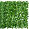 Outsunny Rotolo di Siepe Finta per Balcone e Giardino in PE, Siepe Artificiale con Foglie di Acero Verdi 300x100cm|Aosom