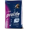 Prolife grain free puppy sensitive sogliola e patate mini 600gr