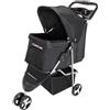 Camon Passeggino per Cani NERO