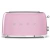 Smeg Tostapane 50's Style - Rosa LUCIDO 2x4 - TSF02PKEU