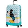 American Tourister Wavebreaker Disney - Spinner L, Bagaglio per bambini, 77 cm, 96 L, Multicolore (Mickey Blue Kiss)