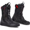 SHIMA STRATO Stivali Moto Uomo - Traspirante, Rinforzate Stivali Moto Turismo con Sistema di Chiusura Rapida ATOP, Pannelli Riflettenti (Nero, 47)