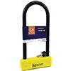 URBAN UR120310 Lucchetto a U per Moto Massima Sicurezza Omologato SRA, Arco ø18 Acciaio Temprato Doppio Blocco, Più Visibile, Antifurto a U lock 120x310mm Più Versatile per Blocco Pneumatico Moto