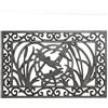 Sungmor Zerbino in ghisa resistente, 50 cm, grande, rettangolare, per porta d'ingresso, antiscivolo, per scarpe, design vintage con libellula, tappetino decorativo per casa, giardino, patio