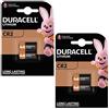 Duracell 4 x Duracell ultra CR2 3 V foto batteria al litio DLCR2 EL1CR2 CR15H270