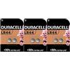 Duracell 6X Duracell LR44 A76 V13GA 76A (3 Blister Da 2 batterie) 6 Pile