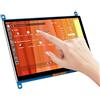Jun-Saxifragelec For Raspberry Pi 4 Touch Screen IPS da 7 pollici capacitivo 1024x600 HDMI Display Monitor di gioco per Pi 4