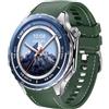 GIOPUEY Cinturini Compatibile con OnePlus Watch 3/2/2R, Morbido Silicone Cinturino [Resistente all'Usura] [Traspirante] - Army Green