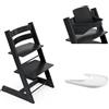 Stokke Promo Tripp Trapp con Baby Set e vassoio - Scegli il tuo colore Bianco, Nero