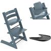 Stokke Promo Tripp Trapp con Baby Set e vassoio - Scegli il tuo colore Nero, Blu