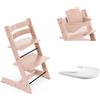 Stokke Promo Tripp Trapp con Baby Set e vassoio - Scegli il tuo colore Bianco, Rosa