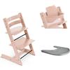 Stokke Promo Tripp Trapp con Baby Set e vassoio - Scegli il tuo colore Storm Grey, Rosa