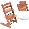 Stokke Promo Tripp Trapp con Baby Set e vassoio - Scegli il tuo colore Bianco, Arancione