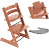 Stokke Promo Tripp Trapp con Baby Set e vassoio - Scegli il tuo colore Storm Grey, Arancione