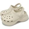 Crocs Bae Clog Bone Beige Women Slip On Casual Platform Sandal 206302-2Y2
