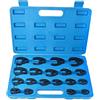 BONJUME Chiave a Forcella 19 pezzi Set di chiavi a Forcella 19 pezzi con chiave dinamometrica dimensioni 8-32 mm per guida freno e dadi per tubo