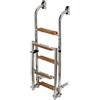 Osculati Scaletta inox/legno 5 gradini - 1 PZ Osculati - 49.566.05 - 4956605