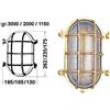 Osculati Lampada tartaruga ovale 165 x 235 mm - 1 PZ Osculati - 32.203.50 - 3220350