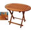 ARC Tavolo teak ovale 80x65x57 cm - 1 PZ - 71.306.15 - 7130615