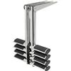 Osculati Scaletta Diver telescopica 4 gradini nera - 1 PZ Osculati - 49.552.04 - 4955204