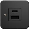 Scanstrut Presa USB doppia A+C SCANSTRUT TILE nera - 1 PZ - 14.195.91 - 1419591
