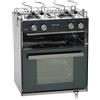 Dometic Cucina con forno a gas Smev Sunlight Slim 2 fuochi - 1 PZ - 50.366.22 - 5036622
