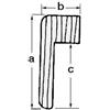 ARC Profilo teak per cornici 71.042.00 Bottazzo Parabordi Paracolpi - 1 PZ - 71.04