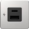Scanstrut Presa USB doppia A+C SCANSTRUT TILE inox - 1 PZ - 14.195.92 - 1419592