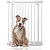 Bettacare Cancelletto per Cani Elite Extra Alto, 65,5cm - 74,5cm, Bianco Opaco, Extra Alto con 96.8cm di Altezza, Cancelletto a Pressione per Cani e Cuccioli, Barriera per Animali Domestici e Cani