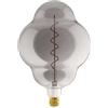 Eglo Lampadina XXL E27, dimmerabile, a spirale, stile rétro, molto grande, in vetro fumé, 4 W, 110 lumen, luce bianca calda, 2000 K, lunghezza 29 cm