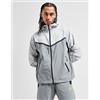 Nike Tech Woven Full Zip Hooded Jacket, Cool Grey