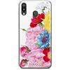 BABACO ERT GROUP custodia per cellulare per Samsung M20 originale e con licenza ufficiale, modello Flowers 056 adattato in modo ottimale alla forma dello smartphone, custodia in TPU