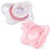 Chicco gommottino girl silicone 2-6 mesi 2 pezzi ita c