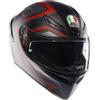 AGV - Casco AGV - Casco K1 S Sling Matt Nero / Rosso