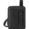 Borsello Piquadro Porta IPadmini - P16 Nero in Tessuto