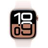 Apple Watch Series 10 GPS 42mm Rose Gold Aluminum Case SB M/L - Light Blush EU