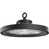 Novaline Campana Led industriale UFO Premium High Bay 200W Nera IP65 luce regolabile 209LM/W Novaline