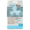 Magic Litter Talco Lettiera Agglomerante Bianca 10kg per Gatti e Gattini