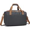KONO 40x20x25 sotto il sedile borsone bagaglio a mano bagaglio a mano borsa da viaggio 20L, Grigio/Marrone