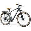 SHARP RIGA (BK-DM03E) CITY E-BIKE (NERA) - BICICLETTA ELETTRICA - RUOTE 29""X2.125"" - MOTORE BAFANG 250W 36V - BATTERIA 36V 7.