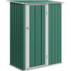 Outsunny Casetta Porta Attrezzi Capanno in Acciaio Impermeabile 142x84x189cm|Aosom