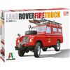 Italeri 3660S Land Rover 3660S-1:24 Fire Truck, Building, Stand Model Making, Cr