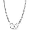 Bling Jewelry Gioielli Da Motociclista Punk Rocker Collana A Catena Con Grande Dichiarazione Ciondolo In Acciaio Inossidabile Nero O Argento Tono Braccialetto Per Uomini E Donne Lunga 20 Pollici
