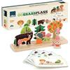 Vilac Oussassplass la Foresta Ingela P. Arrhenius Gioco Educativo Bambini 4+ | Carte e pezzi in legno da assemblare | livelli di difficoltà evolutivi | sviluppa osservazione e logica | idea regalo oggi