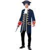 Smiffys Costume da comandante dei pirati con cappotto e cappello Halloween