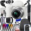 Sony ZV-E10 Mirrorless Fotocamera Con 16-50mm Lente (Bianco) - 15PC Set
