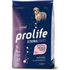 PROLIFE DOG ADULT SENSITIVE STERILISED MEDIUM/LARGE MAIALE & RISO 12 KG.