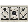 Smeg PRONTA CONSEGNA - SPEDIZIONE IMMEDIATA Piano Cottura da Incasso 90 cm 5 Fuochi Gas Avena Smeg SRV896AVOGH2